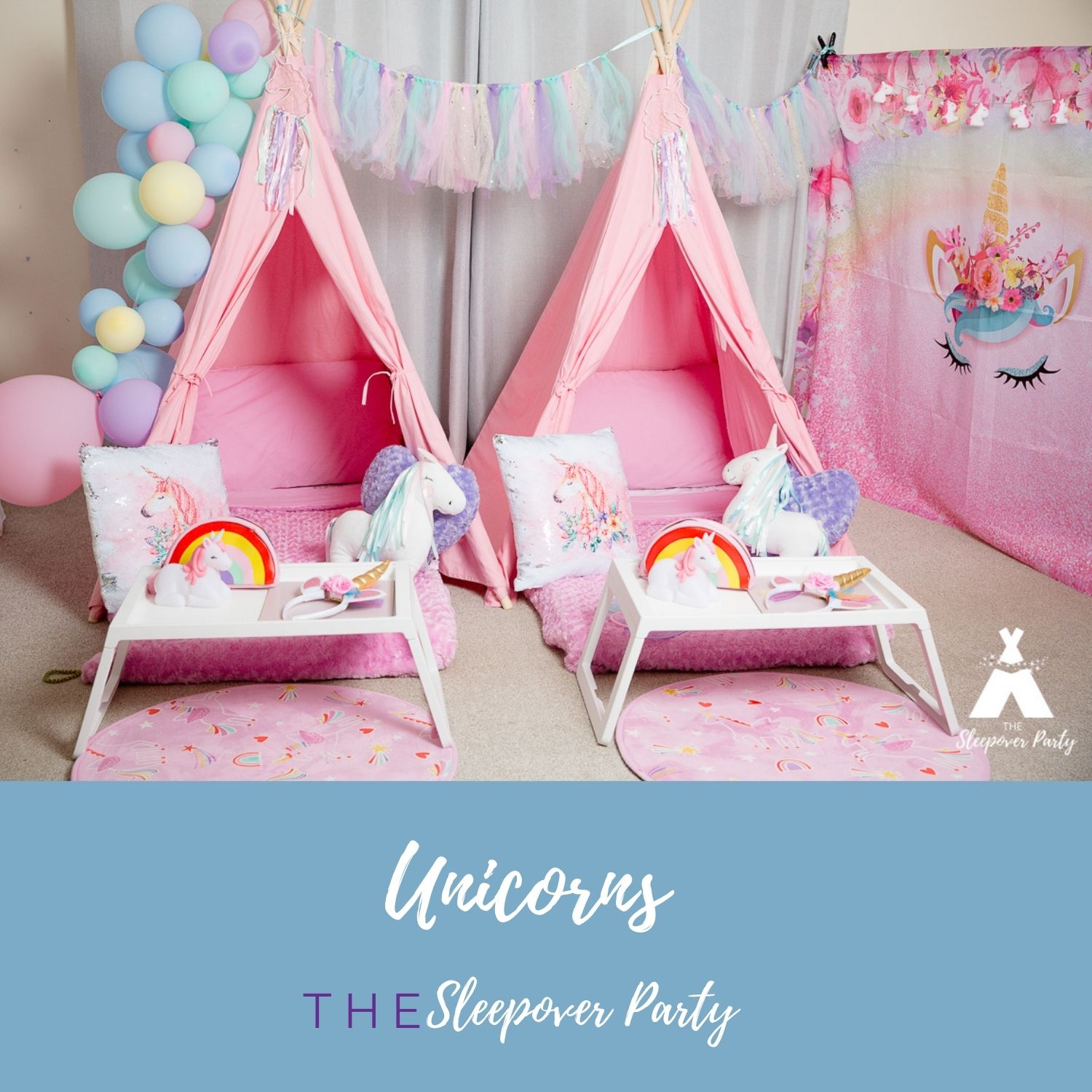 Unicorn Sleepover Party Hire unicorn sleepover party hire